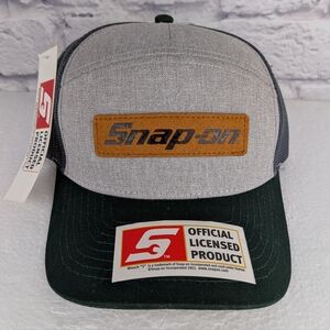 NWT Snap-on Tools Gray Green Officially Licensed Trucker Adjustable Hat